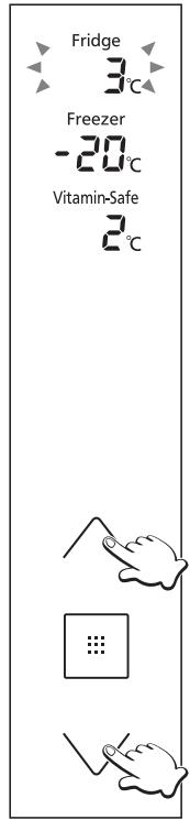 PANASONIC NR-BS53VX3 - Ajuste de la temperatura - 5