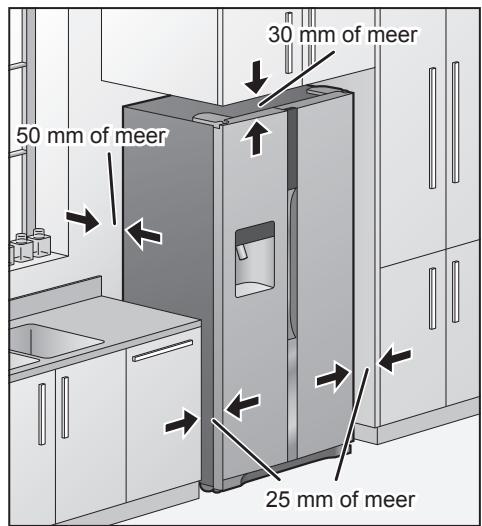 PANASONIC NR-BS53VX3 - Keuze van de juiste opstelling - 1