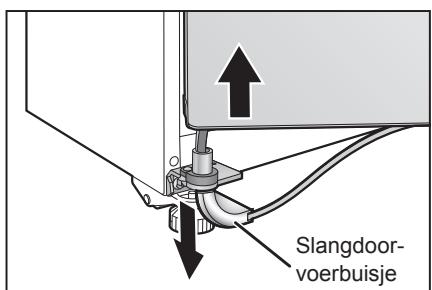 PANASONIC NR-BS53VX3 - Verwijder het slangdoorvoerbuisje en verwijder dan de deur. - 2