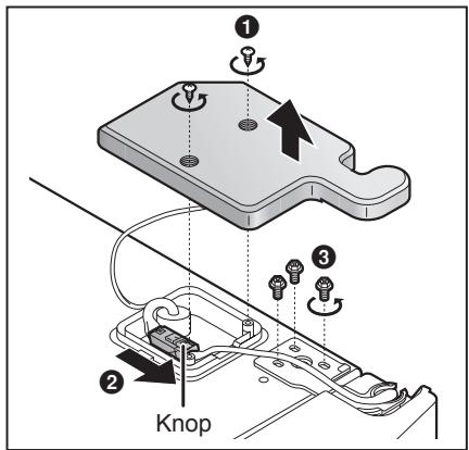 PANASONIC NR-BS53VX3 - Verwijder de deur. - 1