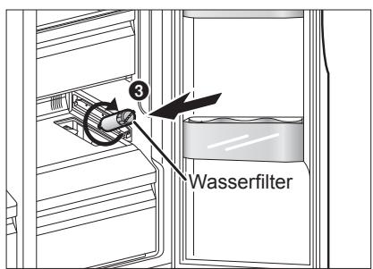 PANASONIC NR-BS53VX3 - Installieren des Wasserfilters - 2