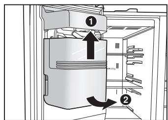 PANASONIC NR-BS53VX3 - Ice/Water dispenser drain plate and water tray - 6