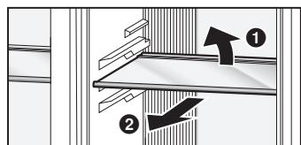 PANASONIC NR-BS53VX3 - Eis-/Wasserspender-Ablaufplatte und Wasserschale - 1