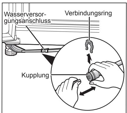 PANASONIC NR-BS53VX3 - Wiederanschlieben der Wasserzufuhrschläuche - 3