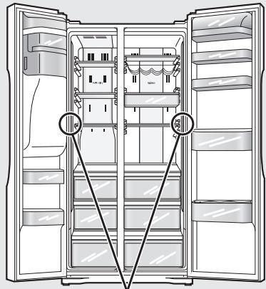PANASONIC NR-BS53VX3 - No instale el frigorífico en un lugar humedo ni donde pueda entrada en contacto con el agua. - 7