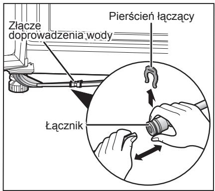 PANASONIC NR-BS53VX3 - Ponowne przyłączanie przewodów doprowadzajych wode - 3