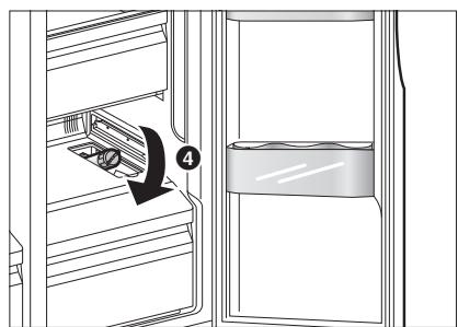 PANASONIC NR-BS53VX3 - Installeren van het waterfilter - 3