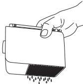 PANASONIC RF-D20BTEG - Précautions d'utilisation autour de la présence d'eau - 1