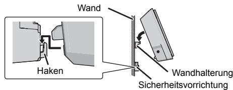 PANASONIC SC-HC1020EG - Schalten Sie vor der Montage das Gerät aus und trennen Sie das Netzkabel von der Stromversorgung. - 10
