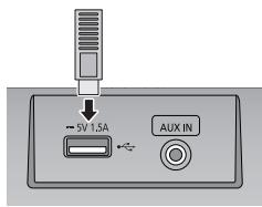 PANASONIC SC-HC1020EG - Concessione di un dispositivo USB - 1