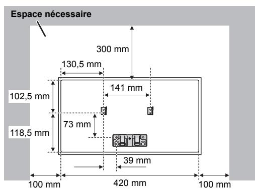 PANASONIC SC-HC1040EG - Instructions pour le montage mural - 6