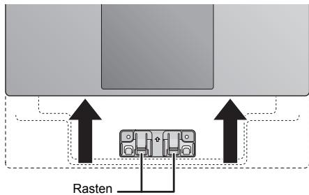 PANASONIC SC-HC1040EG - Entfernen des Geräts aus der Sicherheitsvorrichtung - 1