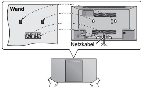 PANASONIC SC-HC1040EG - Schalten Sie vor der Montage das Gerät aus und trennen Sie das Netzkabel von der Stromversorgung. - 9