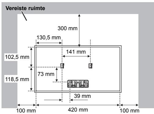 PANASONIC SC-HC1040EG - Instructies voor de muurmontage - 6