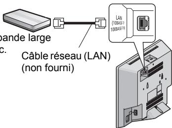 PANASONIC SC-HC1040EG - Utilisation d'un câble réseau - 1
