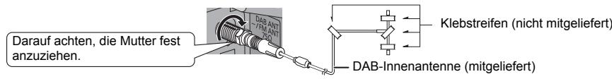 PANASONIC SC-HC400EG - Schlieben Sie die Antenne an. - 1
