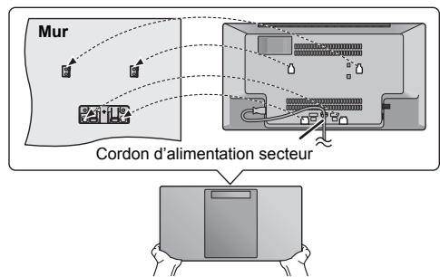 PANASONIC SC-HC400EG - Instructions pour le montage mural - 9