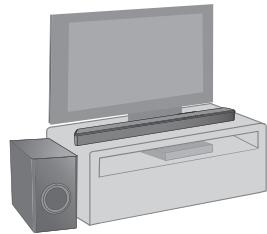 PANASONIC SC-HTB488EG - Lorsque you place l'appareil principal dans un meuble ou sur une table - 2