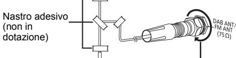 PANASONIC SC-PMX80EG - Collegare l'antenna. - 1
