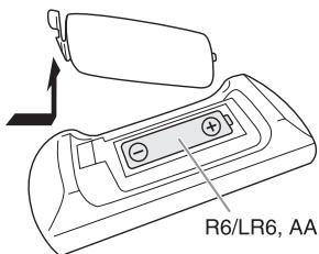 PANASONIC SC-UX102E - Voorbereiden van de afstandsbediening - 1