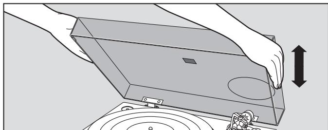 PANASONIC SL-1200GEG - De stofkap aanbrengen - 1