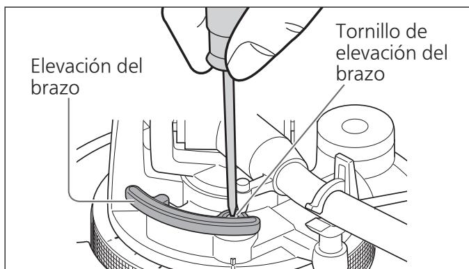 PANASONIC SL-1200GEG - Vuelva a poner el brazo sonoroen el apoyo del brazo y fijelo consu abrazadera. Gire el tornillo de ajuste. - 1