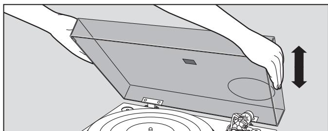 PANASONIC SL-1200GEG - Zamocować pokrywę chroniącą przed kurzem - 1