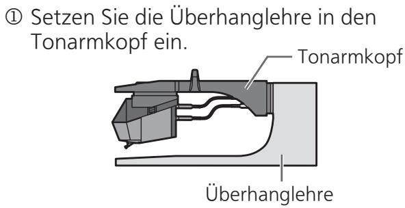 PANASONIC SL-1200GEG - Stellen Sie den Überhang ein. - 1