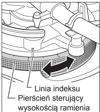 PANASONIC SL-1200GEG - Dostosować wysokość pierścieniem ustalającym wysokość ramienia. - 2