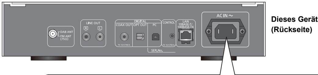 PANASONIC STC700DE - Netzkabelanschluss - 1
