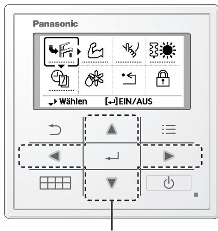 PANASONIC WH-SDC07H3E51 - Verwendung des Schnellmenüs - 3