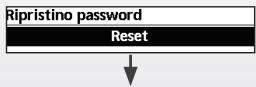PANASONIC WH-SDC16H9E8 - Per ripristinare la password dimenticata (nella schermata di funzionamento OFF) - 1