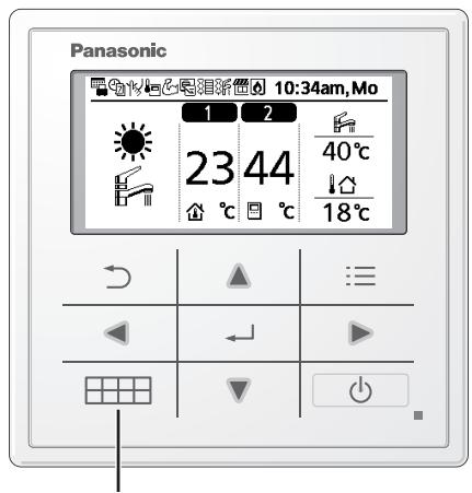 PANASONIC WH-SXC12H9E8 - Verwendung des Schnellmenüs - 1