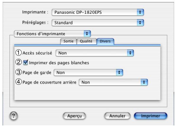 PANASONIC WORKIO 1820 - Mac OS X - 1