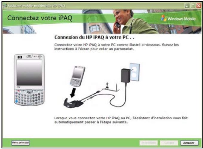 HP IPAQ HW6515 - Comment faire pour installer Microsoft ActiveSync ? - 3