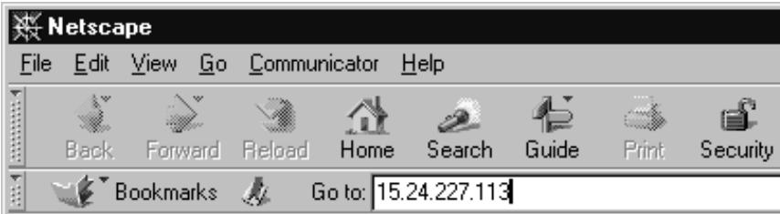 HP JETDIRECT 400N - Visualisation du serveur Web intégré - 1