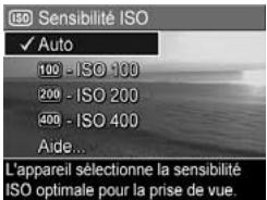 HP PHOTOSMART M415 - Sensibilité ISO - 1