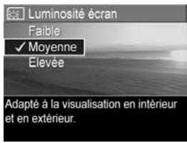 HP PHOTOSMART M415 - Luminosité écran - 1