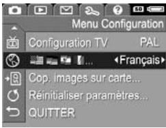 HP PHOTOSMART M415 - Utilisation du menu configuration - 2