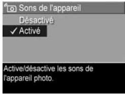 HP PHOTOSMART M415 - Sons de l'appareil - 1