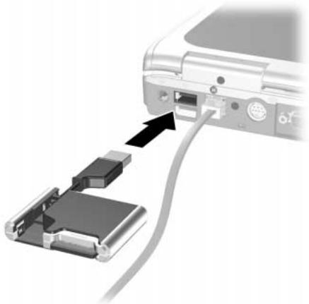 HP USB DIGITAL DRIVE - Connexion du HP USB Digital Drive à un port USB - 3