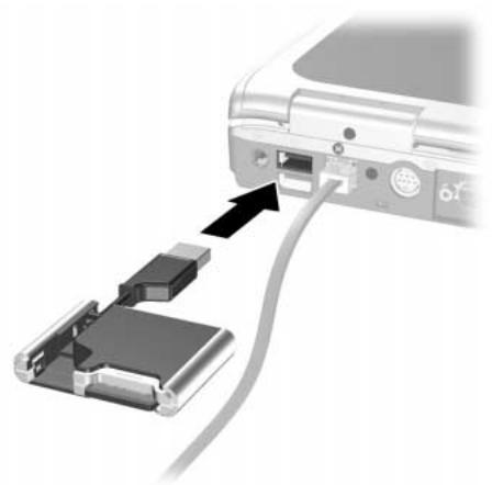 HP USB DIGITAL DRIVE - Anschließen des Digital Drive an einen USB-Anschluss - 3