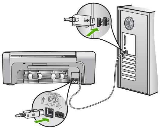 HP C4180 - J'ai branché le câble USB mais je rencontre des problèmes d'utilisation de l'appareil HP Tout-en-un avec mon ordinateur - 1