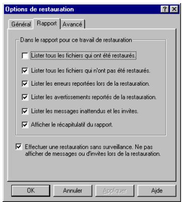 HP COLORADO 5GB TRAVAN DRIVE - Onglet Avancé - 1