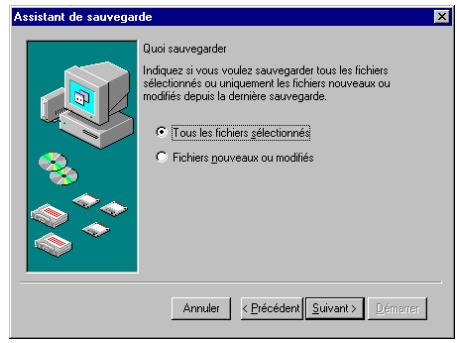 HP COLORADO 5GB TRAVAN DRIVE - Utilisation de l'assistant de sauvegarde - 3