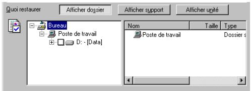 HP COLORADO 5GB TRAVAN DRIVE - Utilisation de la fenêtre Restaurer - 2