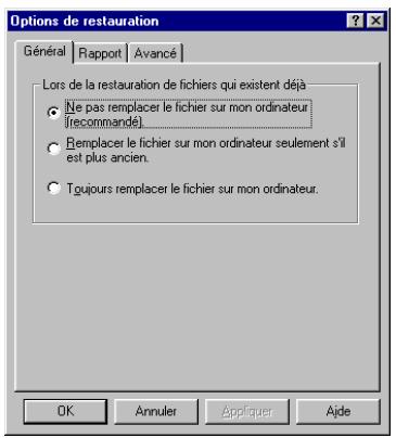 HP COLORADO 5GB TRAVAN DRIVE - Onglet Général - 1