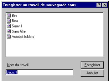HP COLORADO 5GB TRAVAN DRIVE - Utilisation des travaux de sauvegarde - 3