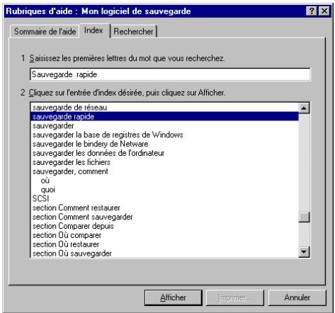 HP COLORADO 5GB TRAVAN DRIVE - Rubriques d'aide - 6