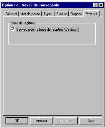 HP COLORADO 8GB TRAVAN DRIVE - Onglet Avancé - 2